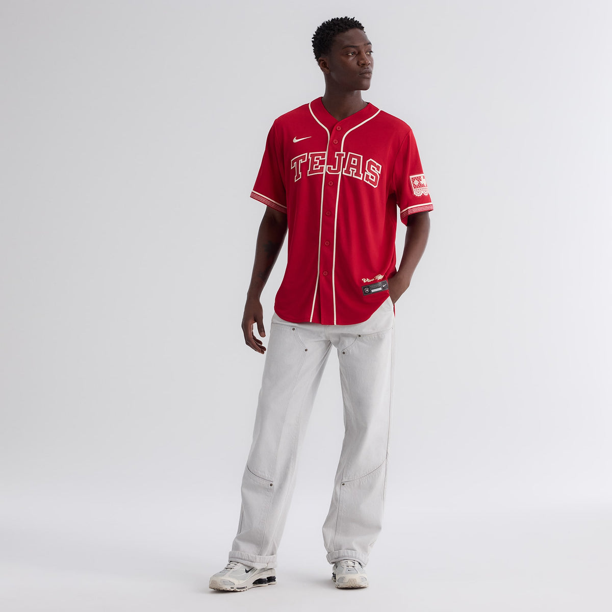 Men's Texas Rangers Nike Red 2026 City Connect Stadium Jersey