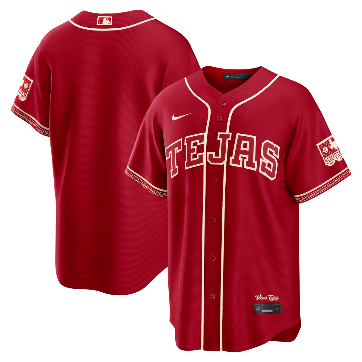 Men's Texas Rangers Nike Red 2026 City Connect Stadium Jersey