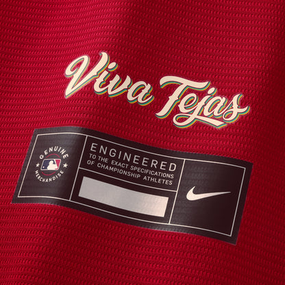 Men's Texas Rangers Nike Red 2026 City Connect Stadium Jersey