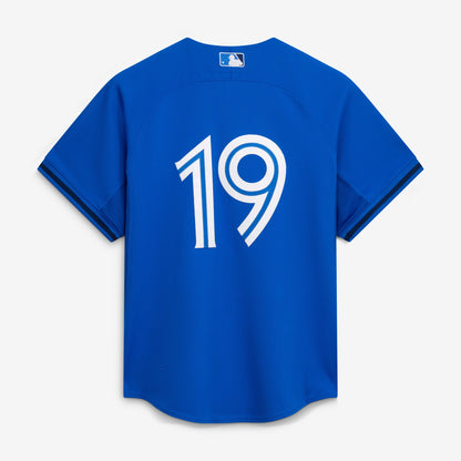 Men's Toronto Blue Jays Jose Bautista Mitchell & Ness Blue Authentic Batting Practice Jersey