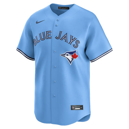 Men's Toronto Blue Jays Nike Light Blue Alternate Limited Jersey