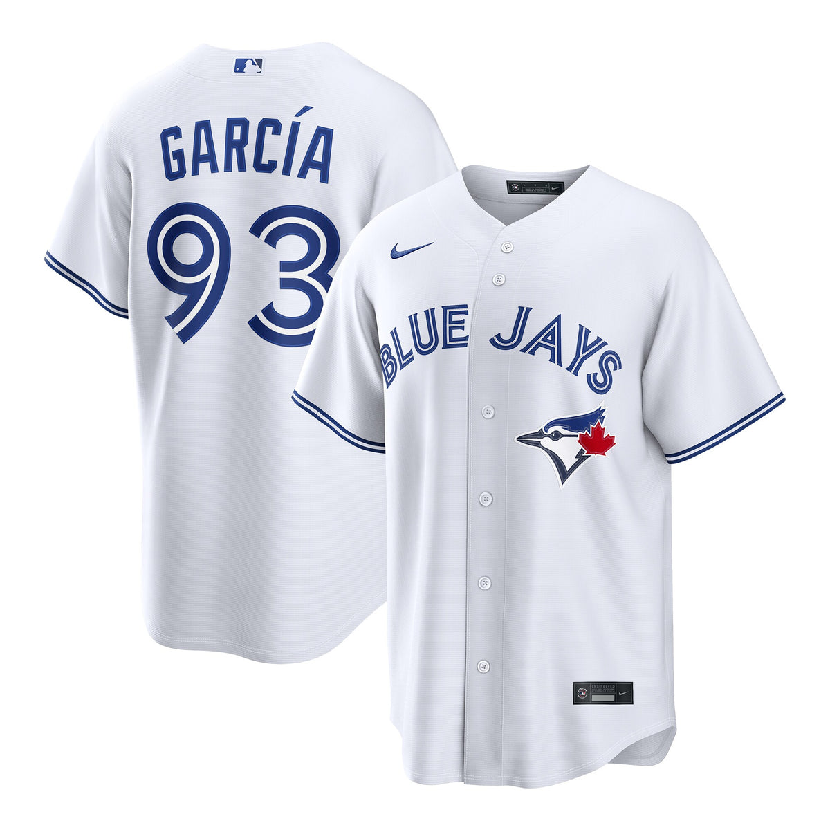 Men's Toronto Blue Jays Yimi Garcí­a Nike White Home Replica Jersey