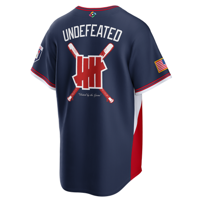 Men's USA Baseball Nike x Undefeated Navy 2026 World Baseball Classic Stadium Jersey