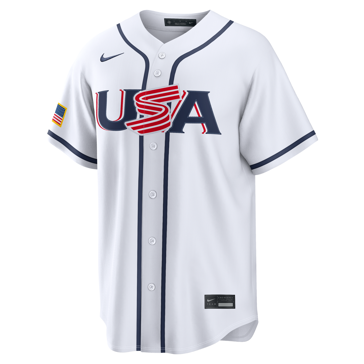 Men's USA Baseball Roman Anthony Nike White 2026 World Baseball Classic Home Stadium Jersey