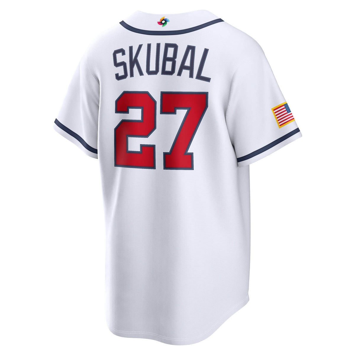 Men's USA Baseball Tarik Skubal Nike White 2026 World Baseball Classic Home Stadium Jersey