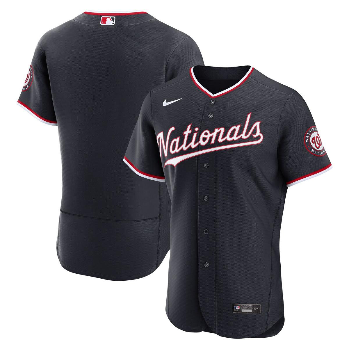 Men's Washington Nationals Nike Navy Alternate Authentic Jersey