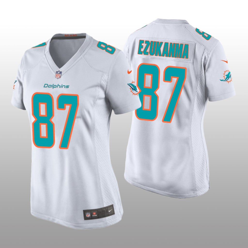 Miami Dolphins Erik Ezukanma White Jersey Game Women's