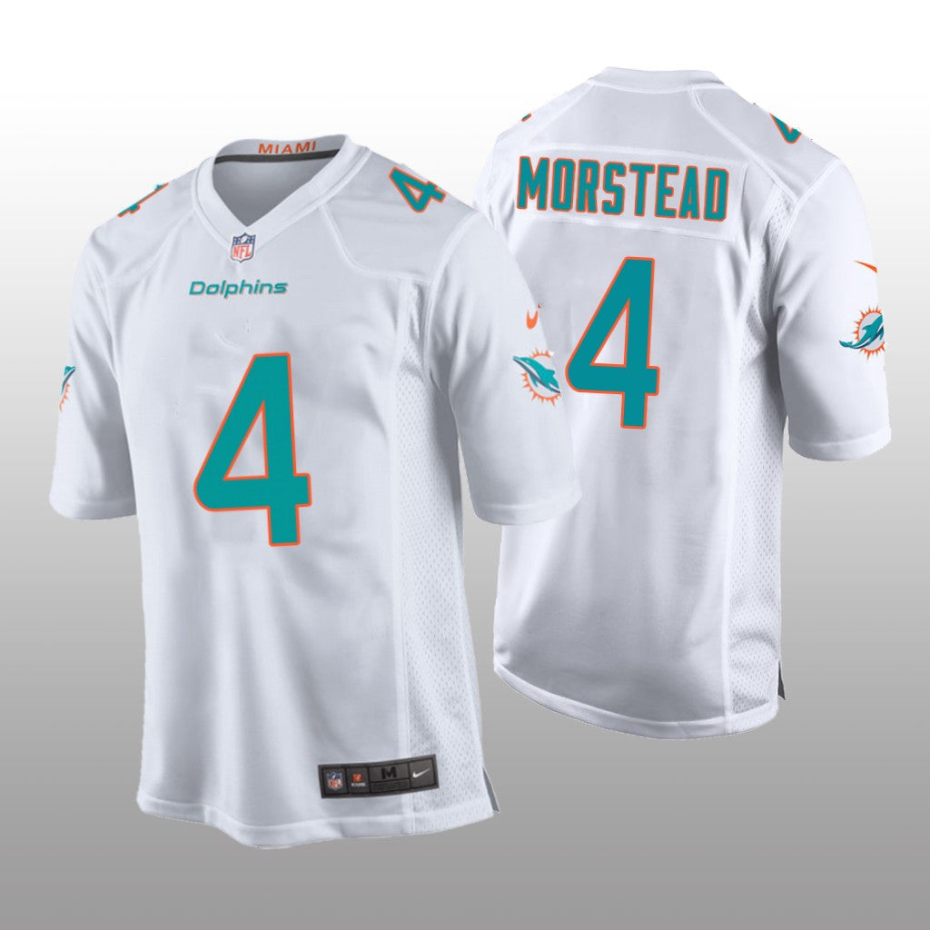 Miami Dolphins Thomas Morstead White Jersey Game Youth