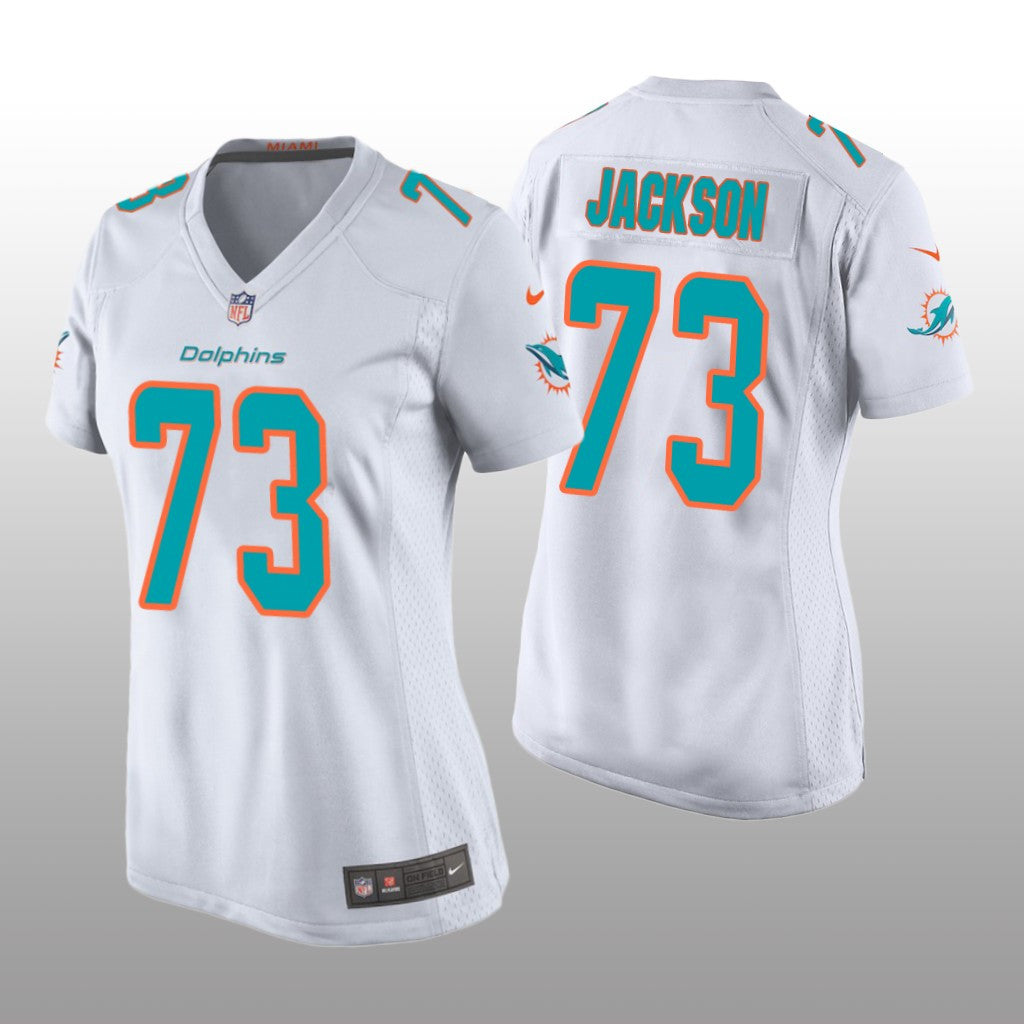 Miami Dolphins White Draft Austin Jackson Game Jersey