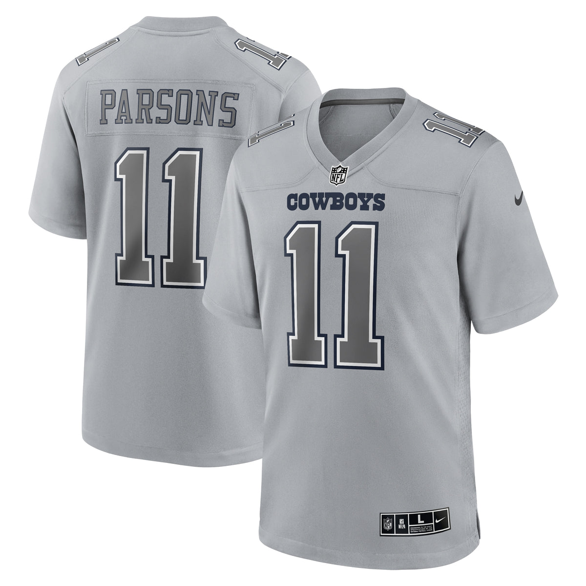 Micah Parsons Dallas Cowboys Nike Atmosphere Fashion Game Jersey Gray