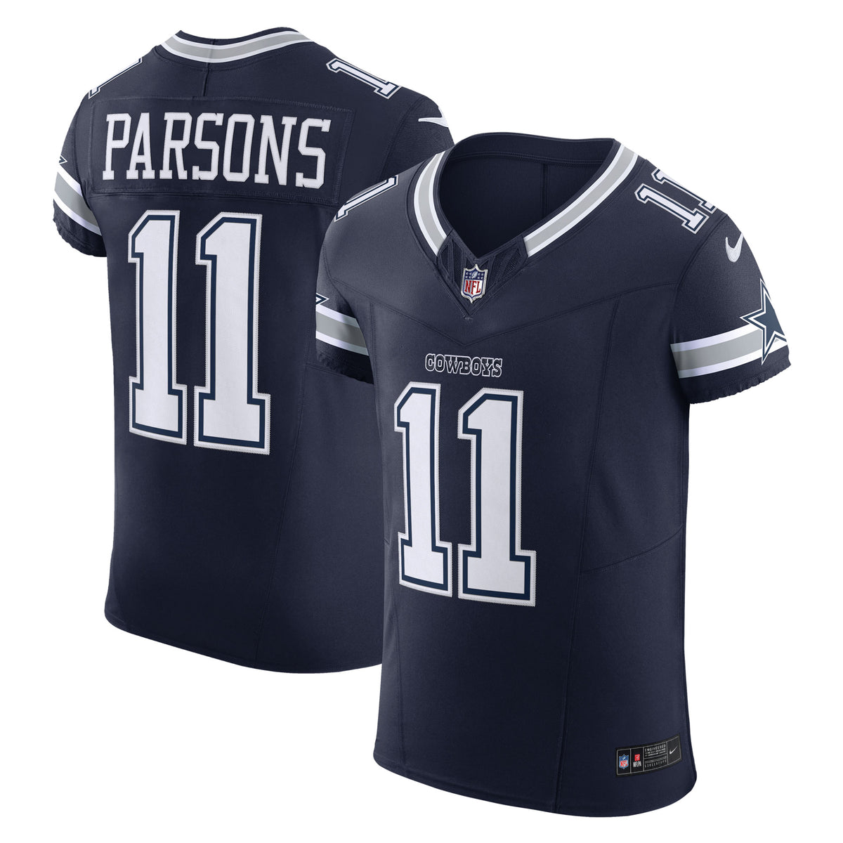 Micah Parsons Dallas Cowboys Nike Vapor F.U.S.E. Elite Jersey Navy