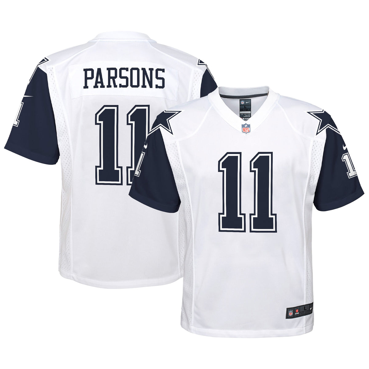 Micah Parsons Dallas Cowboys Nike Youth Alternate Game Jersey White