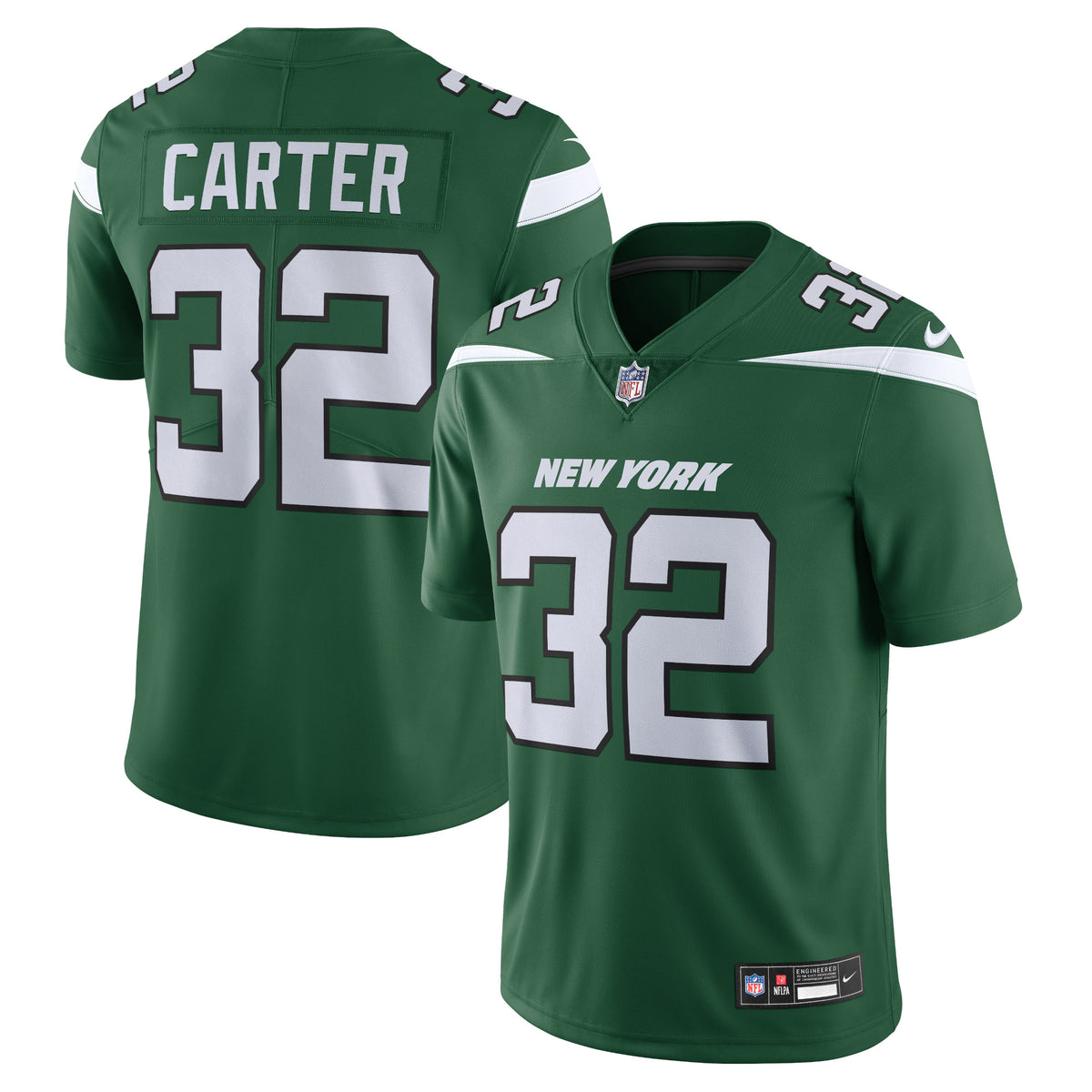 Michael Carter New York Jets Nike Vapor F.U.S.E. Limited Jersey Green
