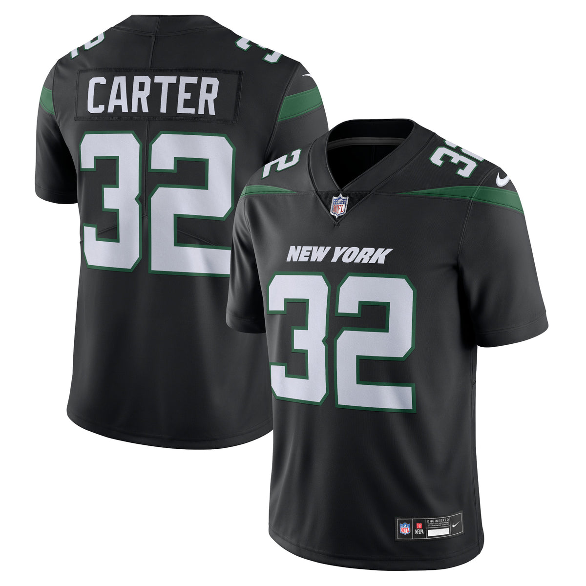 Michael Carter New York Jets Nike Vapor Untouchable Limited Jersey Black