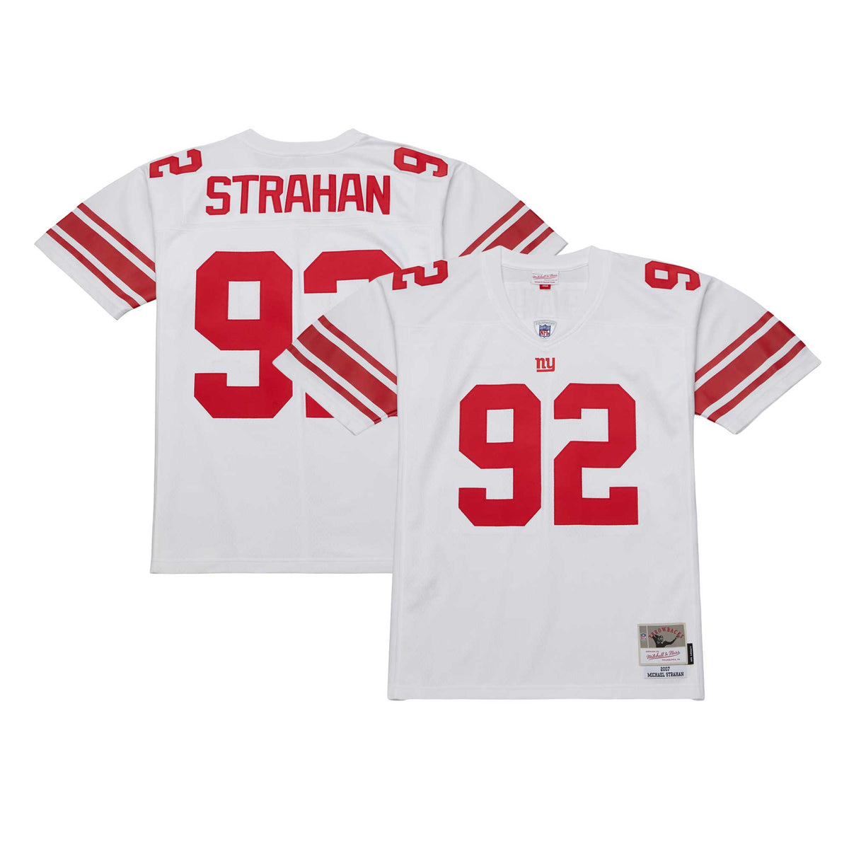Michael Strahan New York Giants Mitchell Ness Legacy Replica Jersey White