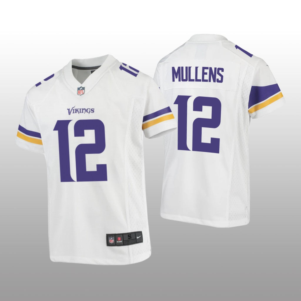 Minnesota Vikings Nick Mullens White Jersey Game Youth