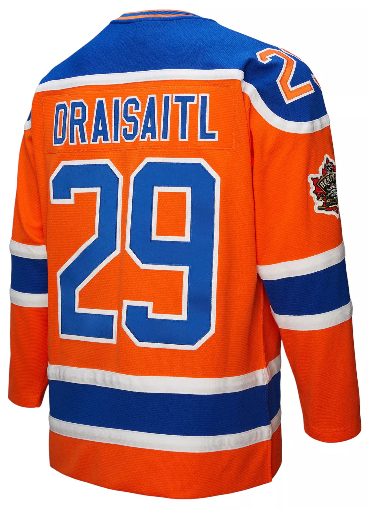 Mitchell & Ness Adult Edmonton Oilers Leon Draisaitl #29 Blue Line Jersey