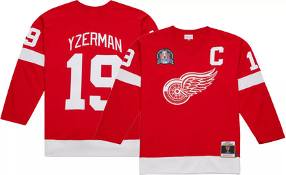 Mitchell & Ness Big & Tall Detroit Red Wings Steve Yzerman #19 Replica Jersey