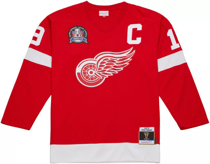 Mitchell & Ness Big & Tall Detroit Red Wings Steve Yzerman #19 Replica Jersey