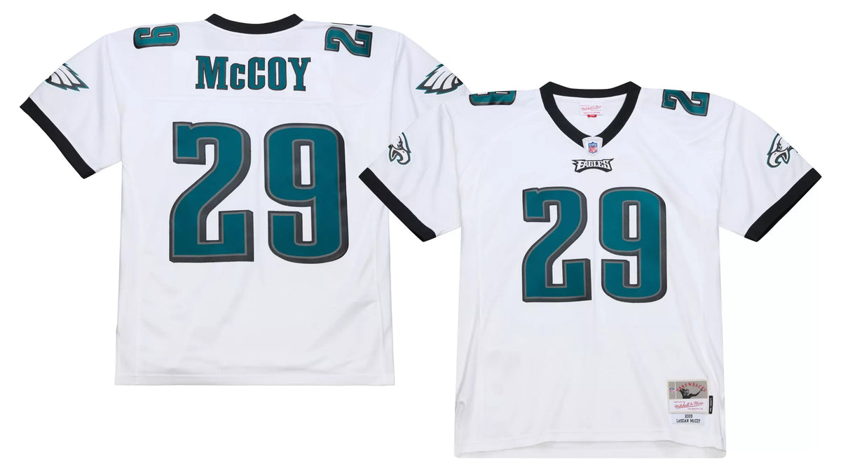 Mitchell & Ness Men's 2009 Philadelphia Eagles LeSean McCoy #29 White Legacy Jersey
