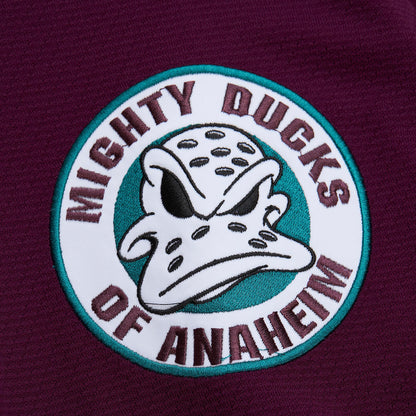 Mitchell & Ness Men's Anaheim Ducks Jean Sebastien Giguere #35 2002 Vintage Home Replica Jersey