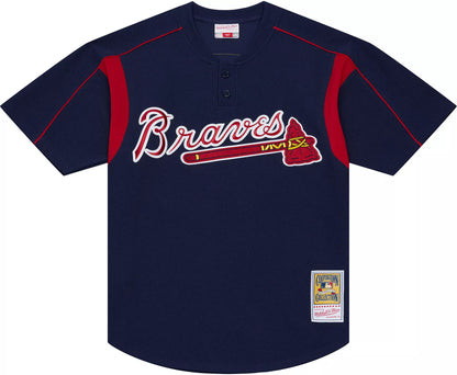 Mitchell & Ness Men's Atlanta Braves Andruw Jones #25 Navy Mesh Jersey