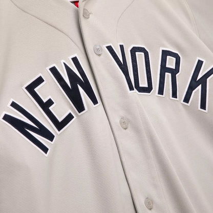 Mitchell & Ness Men's Derek Jeter #2 Chrome Cooperstown Home Authentic Jersey