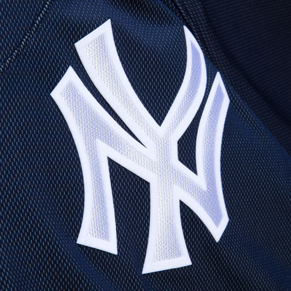 Mitchell & Ness Men's Derek Jeter #2 New York Yankees Navy Mesh Button Up Jersey