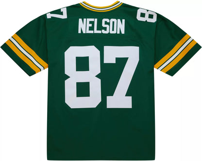 Mitchell & Ness Men's Green Bay Packers Jordy Nelson #87 2010 Green Throwback Jersey