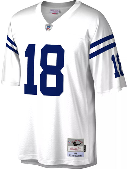 Mitchell & Ness Men's Indianapolis Colts Peyton Manning #18 White 2006 Throwback Jersey