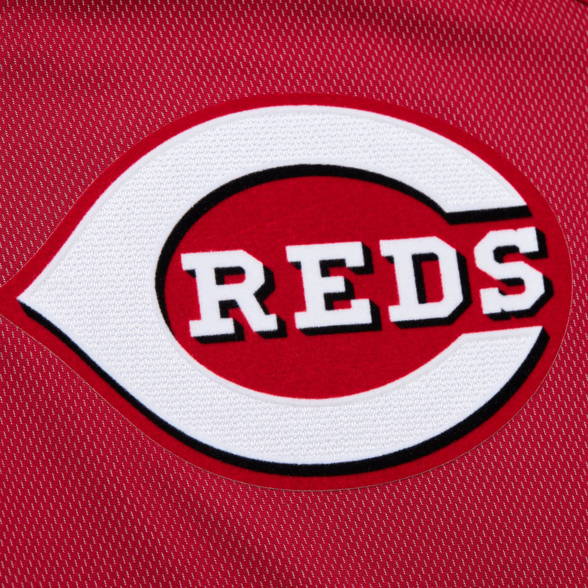 Mitchell & Ness Men's Ken Griffey Jr. #3 Cincinnati Reds Navy Mesh Button Up Jersey