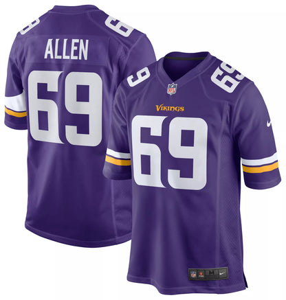 Mitchell & Ness Men's Minnesota Vikings Jared Allen #69 Purple 2011 Replica Football Jersey