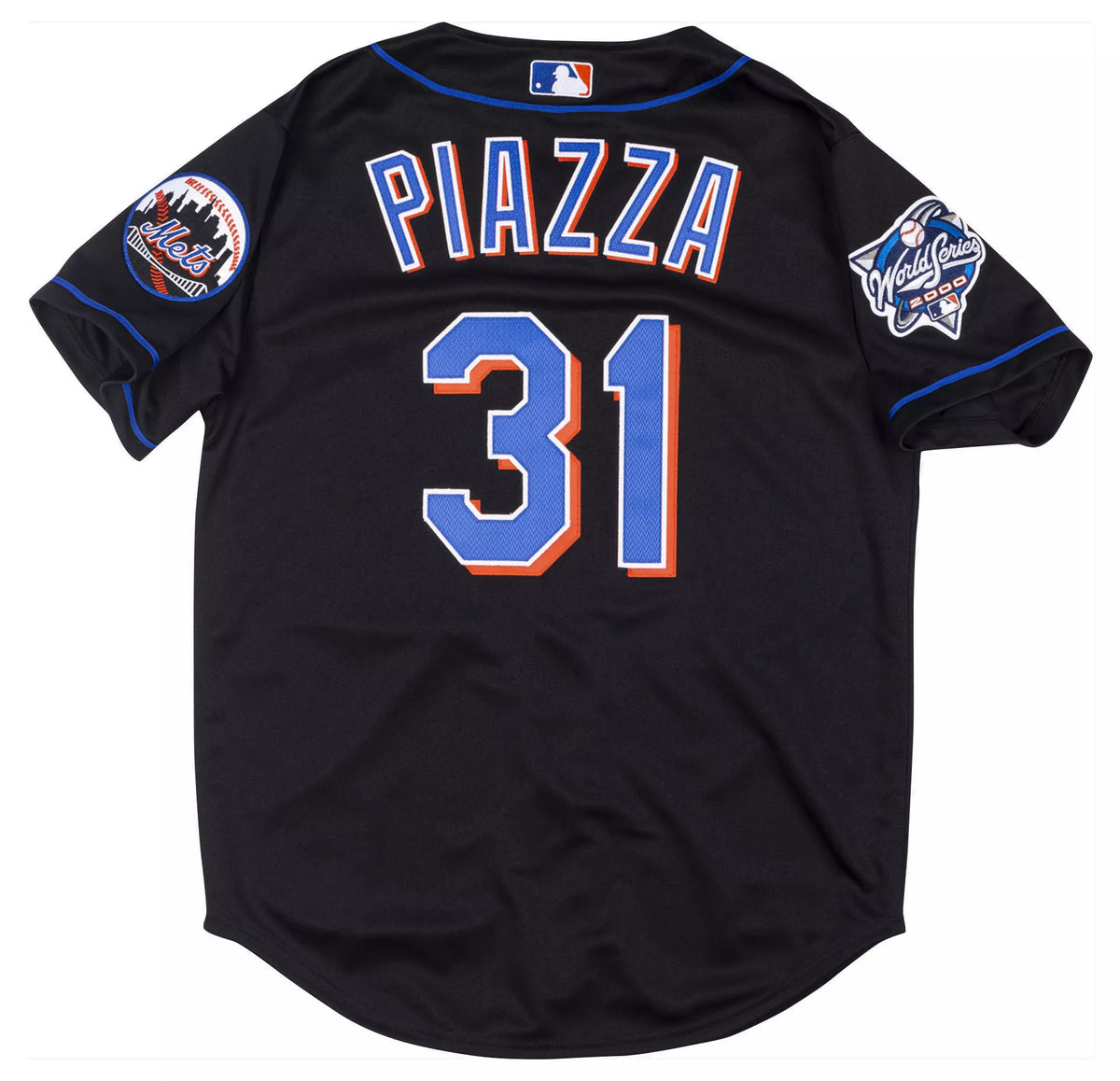 Mitchell & Ness Men's New York Mets Mike Piazza #31 Black Authentic Alternate Jersey