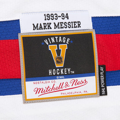 Mitchell & Ness Men's New York Rangers Mark Messier #11 1993 Vintage Alternate Replica Jersey