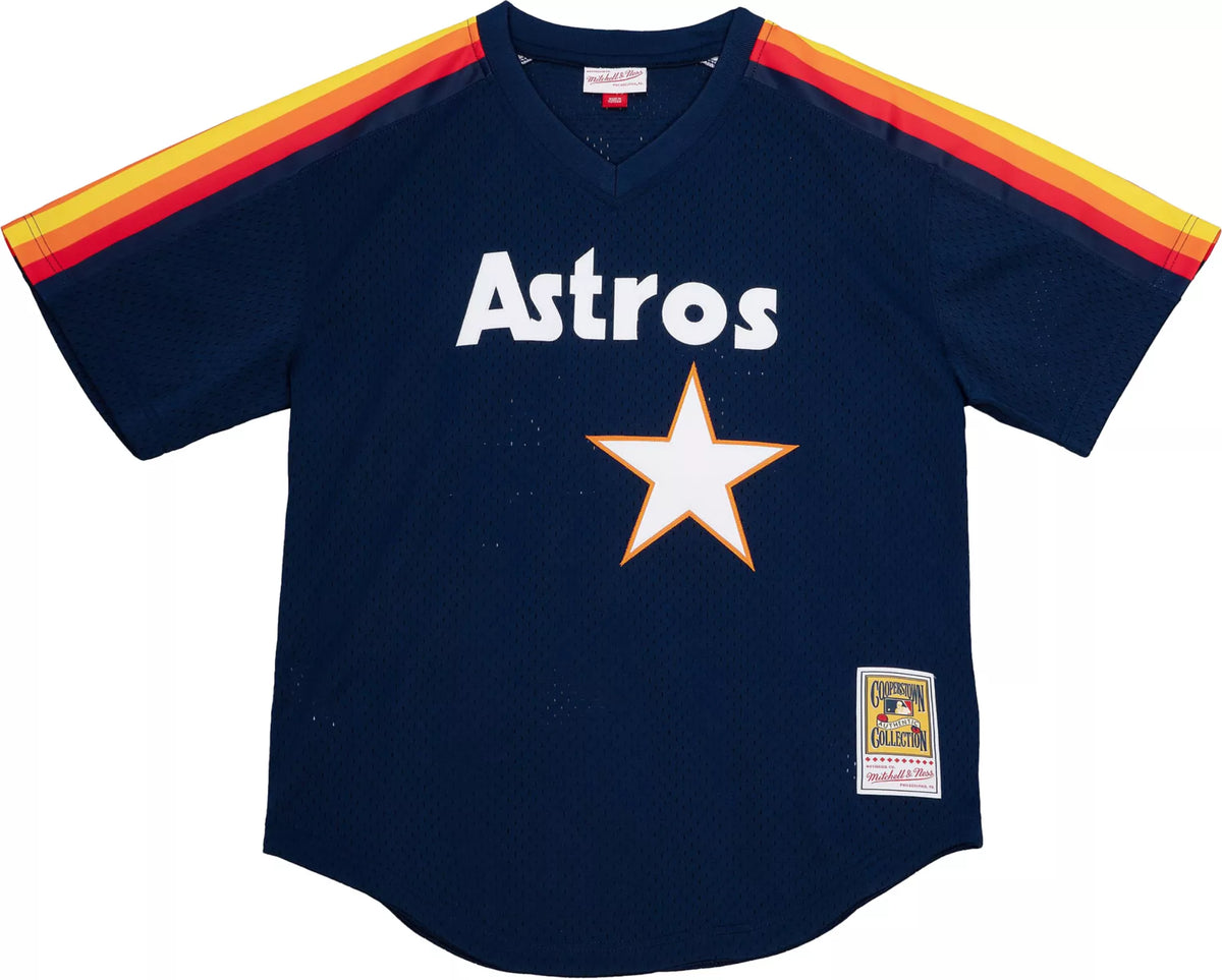 Mitchell & Ness Men's Nolan Ryan #34 Navy Cooperstown Alternate Mesh Batting Practice Jersey