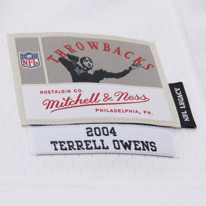 Mitchell & Ness Men's Philadelphia Eagles Terrell Owens #81 White 2004 Replica Football Jersey
