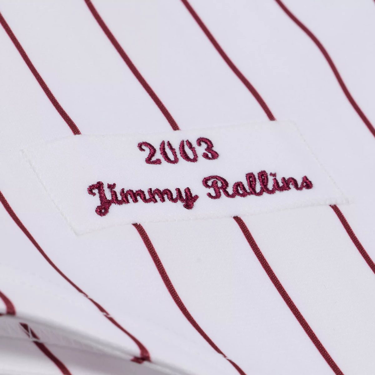 Mitchell & Ness Men's Philadelphia Phillies Jimmy Rollins #11 White Authentic Home Jersey