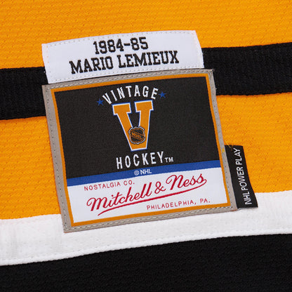 Mitchell & Ness Men's Pittsburgh Penguins Mario Lemieux #66 1984 Vintage Alternate Replica Jersey