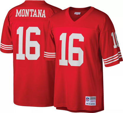 Mitchell & Ness Men's San Francisco 49ers Joe Montana #16 1990 Throwback Jersey