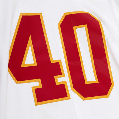 Mitchell & Ness Men's Tampa Bay Buccaneers Mike Alstott #40 1996 White Throwback Jersey
