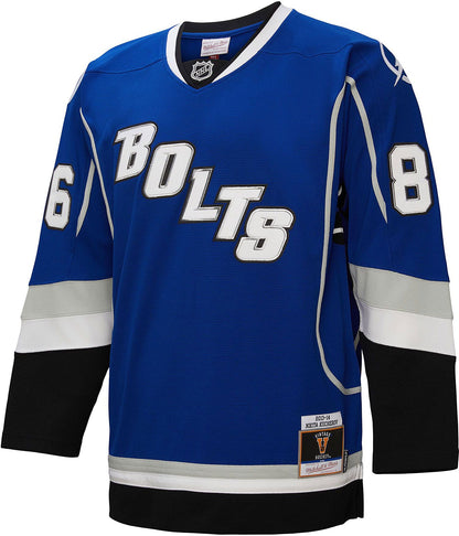 Mitchell & Ness Men's Tampa Bay Lightning Nikita Kucherov #86 Blue Vintage Power Play Jersey