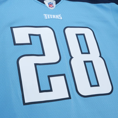 Mitchell & Ness Men's Tennessee Titans Chris Johnson #28 2009 Blue Throwback Jersey