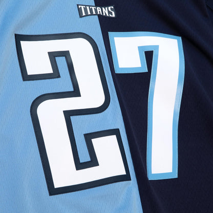Mitchell & Ness Men's Tennessee Titans Eddie George #27 1999 Split Throwback Jersey