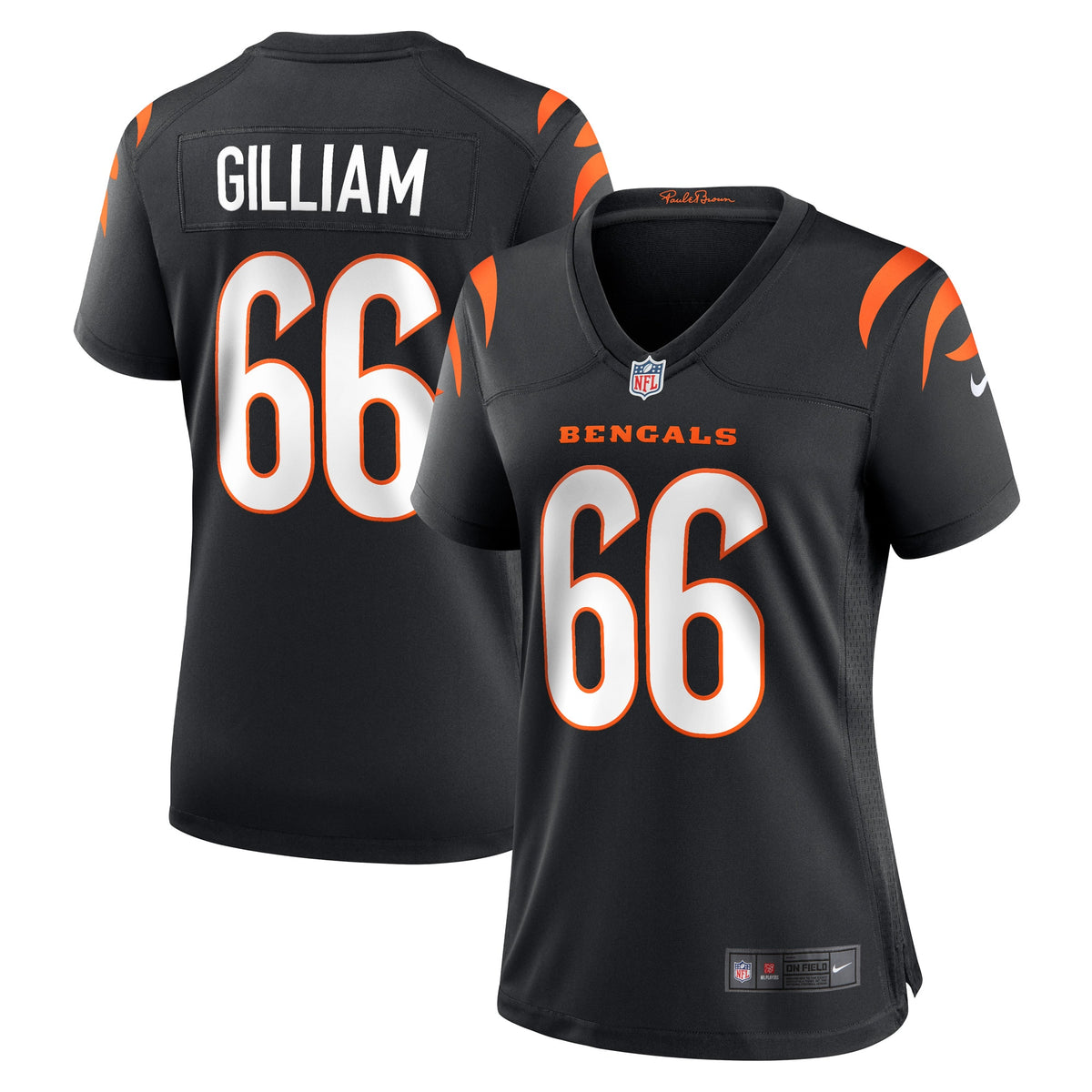 Nate Gilliam Cincinnati Bengals Nike Women's Game Player Jersey Black