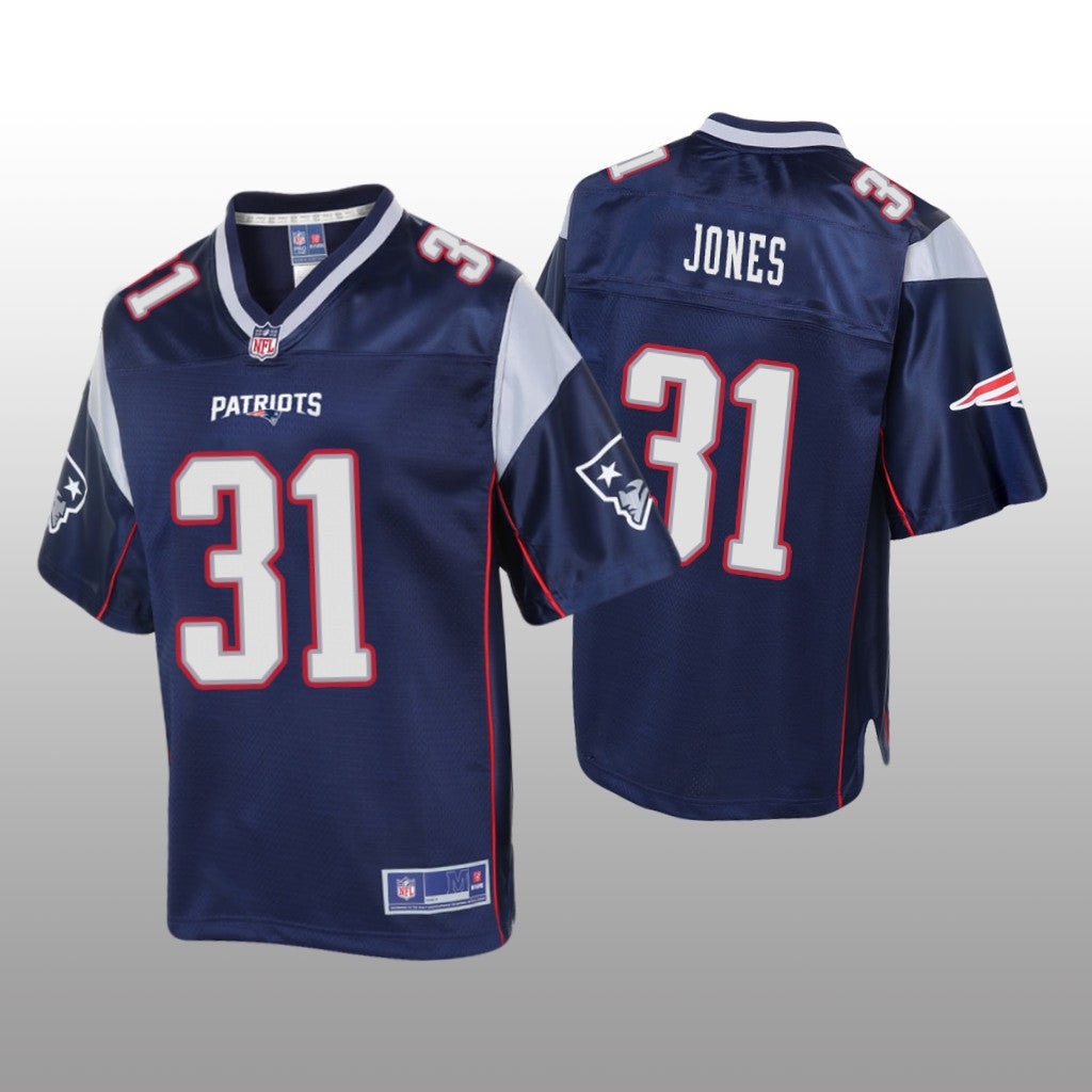 New England Patriots #31 Navy Jonathan Jones Pro Line Jersey Youth