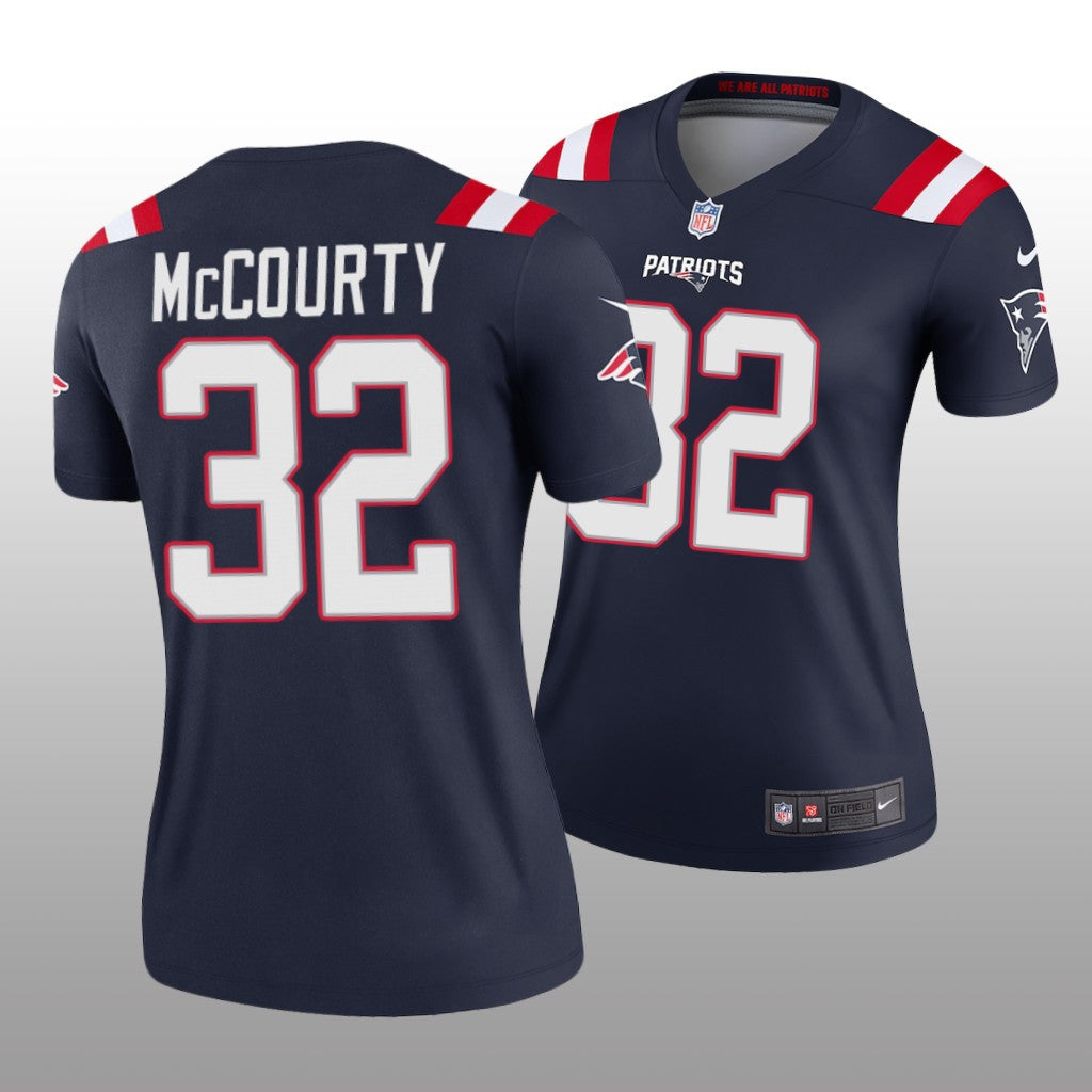 New England Patriots Devin McCourty Navy Jersey Legend Women's