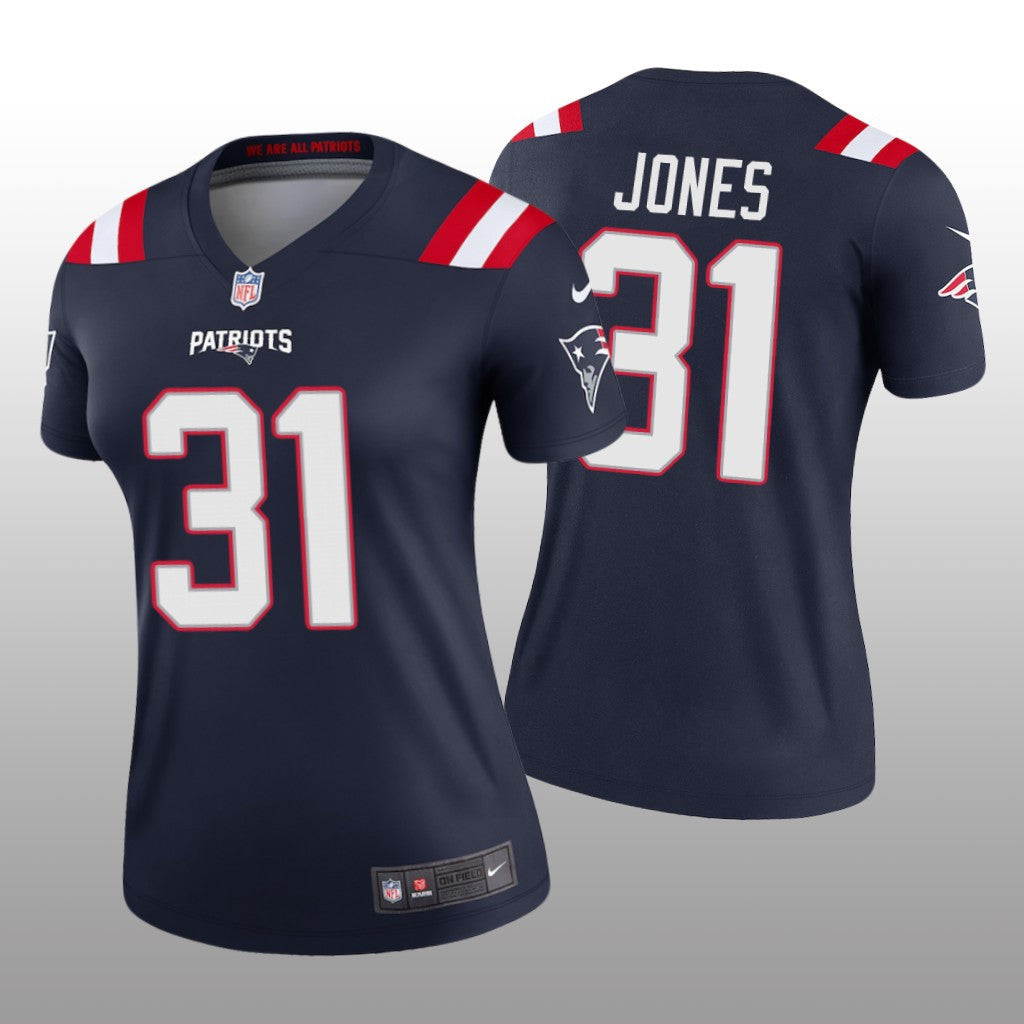 New England Patriots Jonathan Jones White Jersey Legend Women's