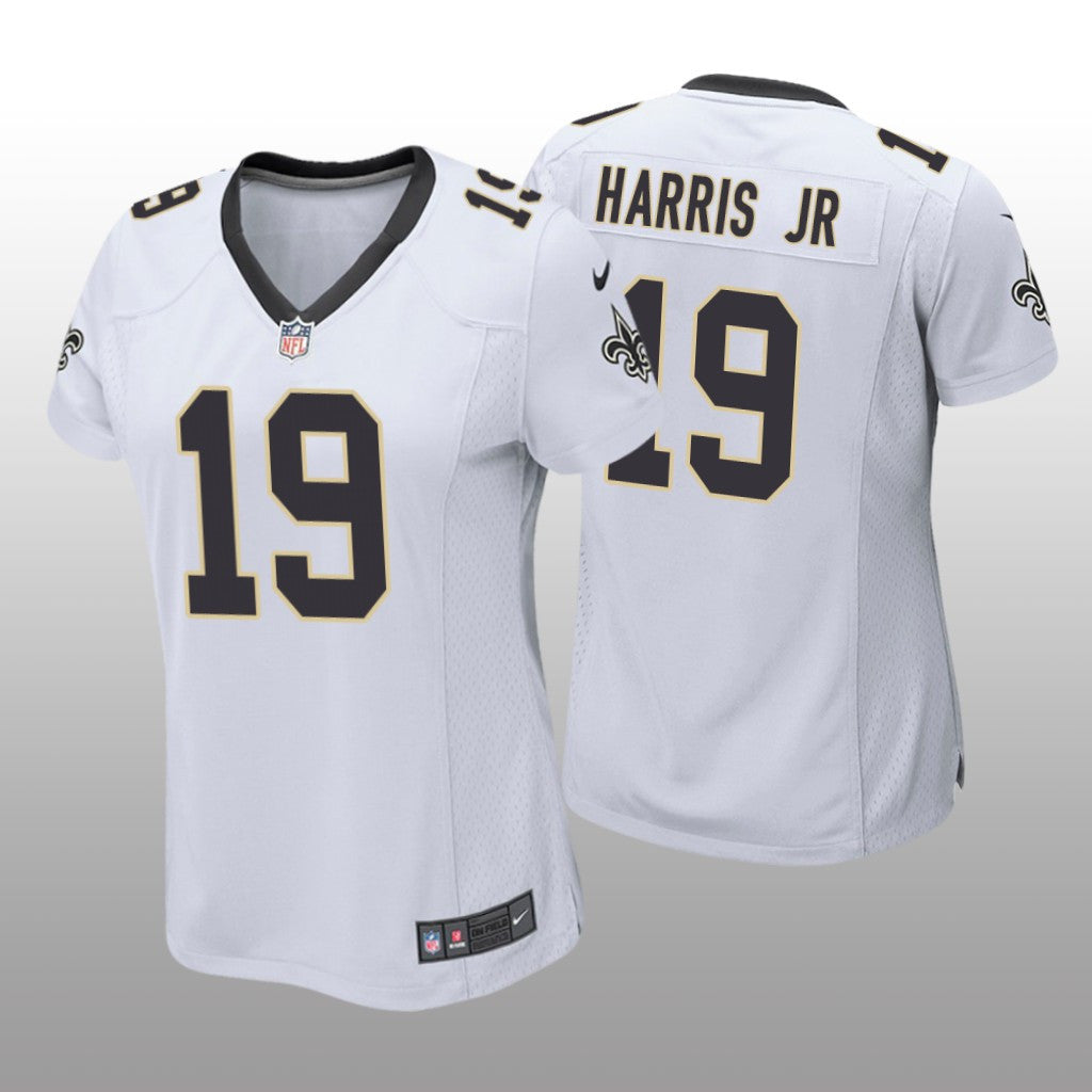 New Orleans Saints Chris Harris Jr White Jersey Game Women's