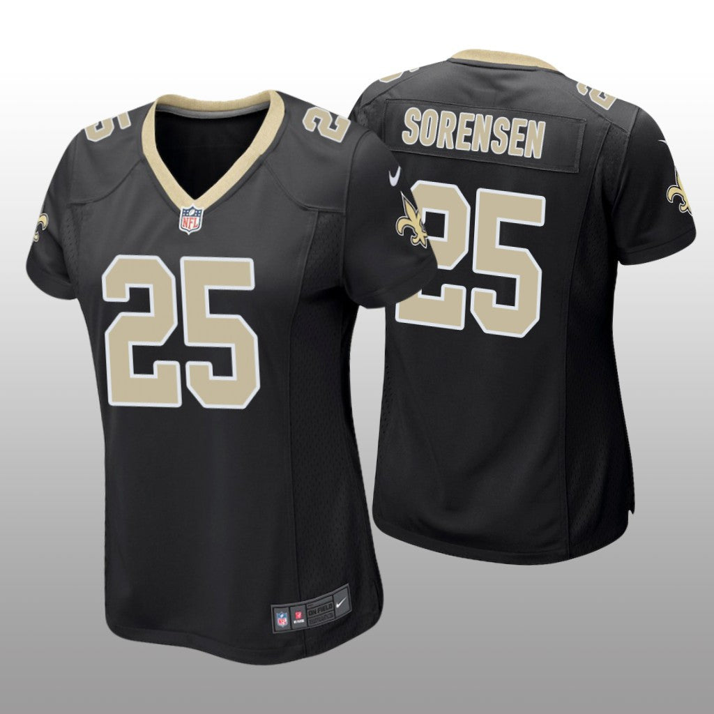 New Orleans Saints Daniel Sorensen Black Jersey Game Women's