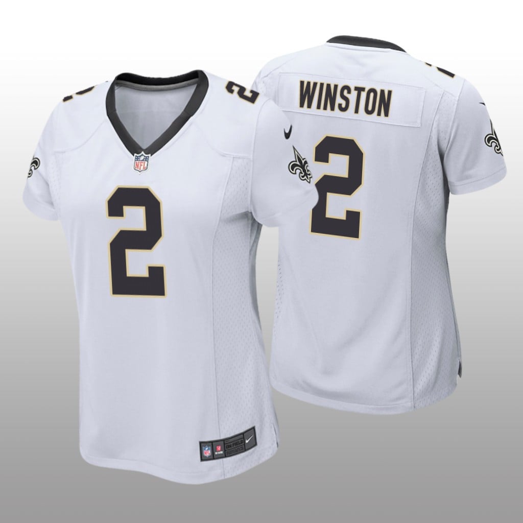 New Orleans Saints Jameis Winston White Jersey Game Women's